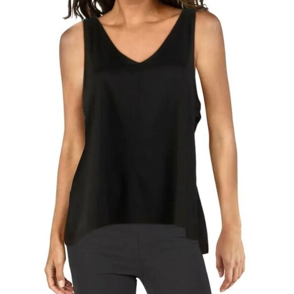 Women's Activewear Fitness Workout Running Tank Top Black Size L - Picture 1 of 7